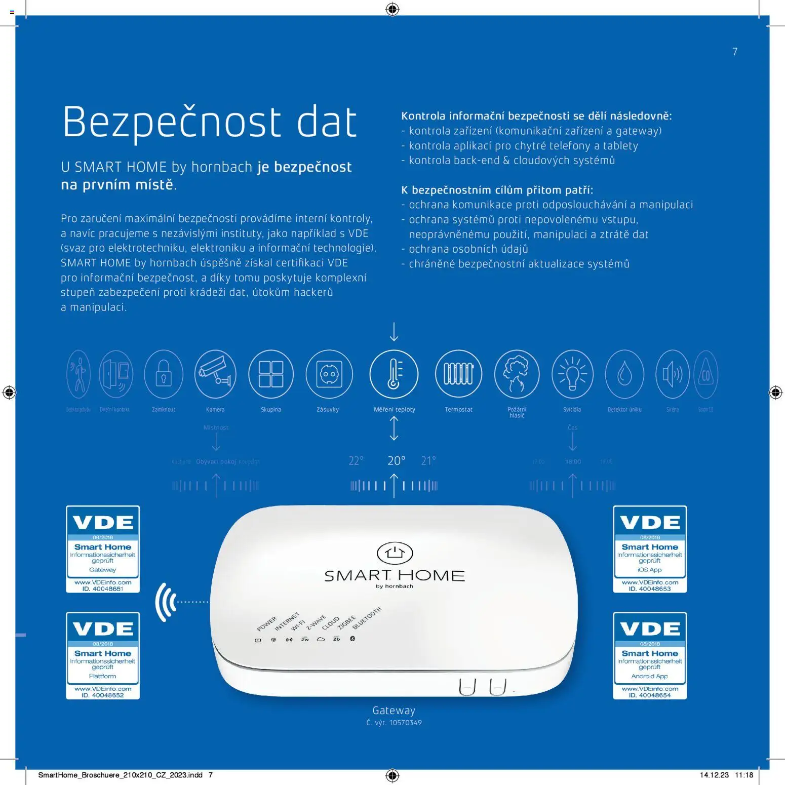 HORNBACH leták - SmartHome od 01.01.2026 | Strana: 7 | Produkty: Telefony, Kamera, Koupelna