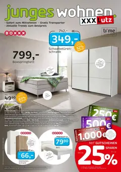 XXXLutz Junges Wohnen ab 25.04.2026 gültig