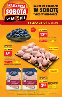 Pogląd oferty "Biedronka gazetka - Najtańsza sobota" - ważna od 25.04.2026