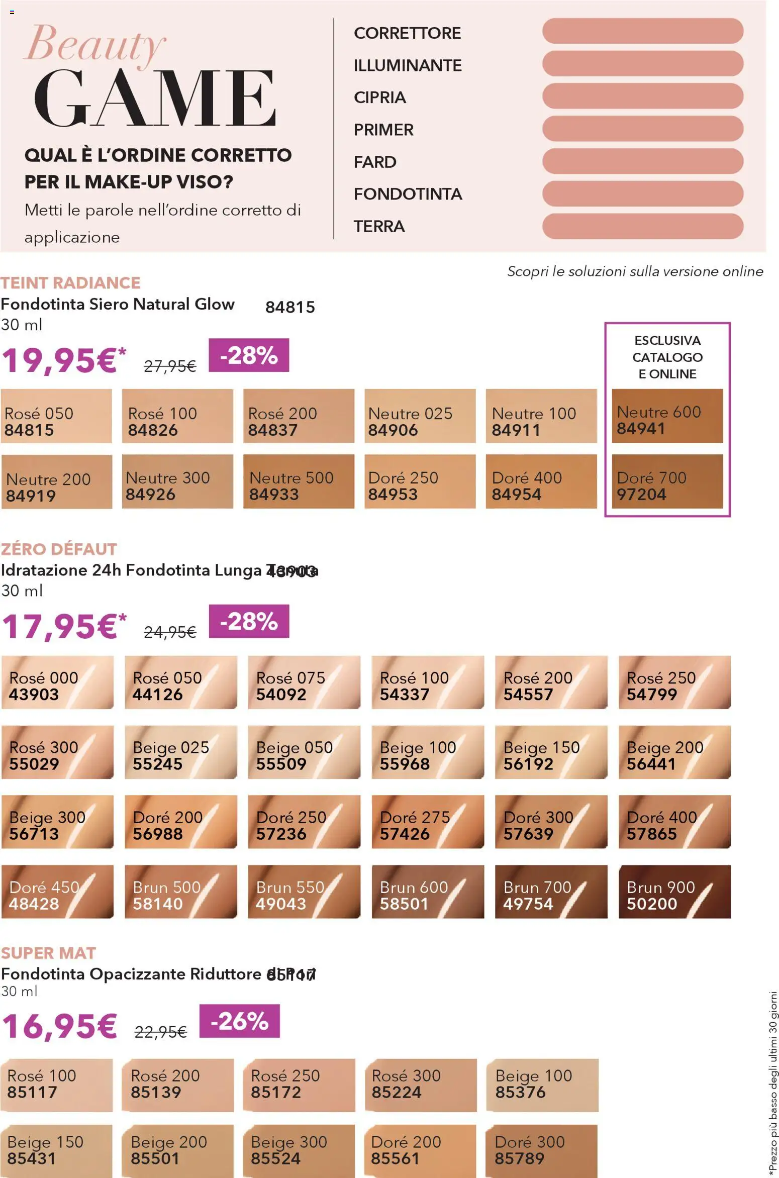 Volantino Yves Rocher del 02.04.2026 | Pagina: 60 | Prodotti: Illuminante, Fondotinta, Correttore, Cipria