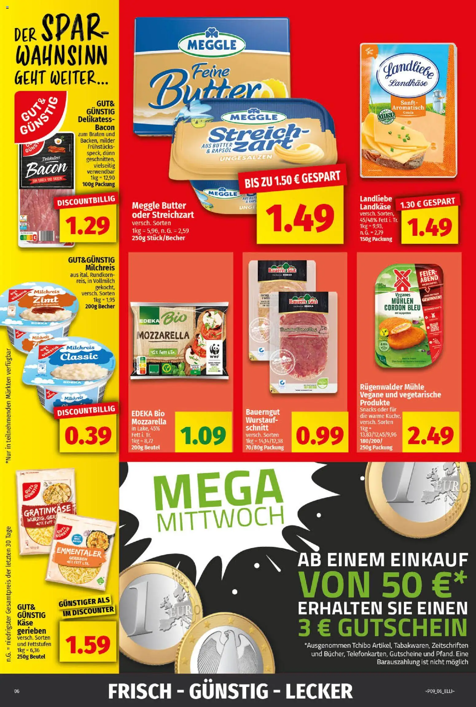 Elli Markt Prospekt 	 – gültig ab 23.02.2026 | Seite: 6 | Produkte: Rapsöl, Mozzarella, Küche, Bauerngut