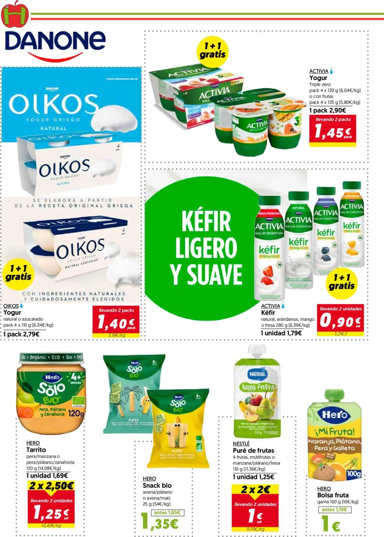 Hiper Usera folleto │ válido desde el 01.10.2025 | Página: 4 | Productos: Κρεμάστρα, Yogur, Μαγειρική εστία, Bolsa