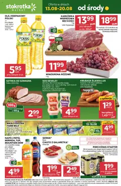 Pogląd oferty "Stokrotka Gazetka - Market" - ważna od 13.08.2025