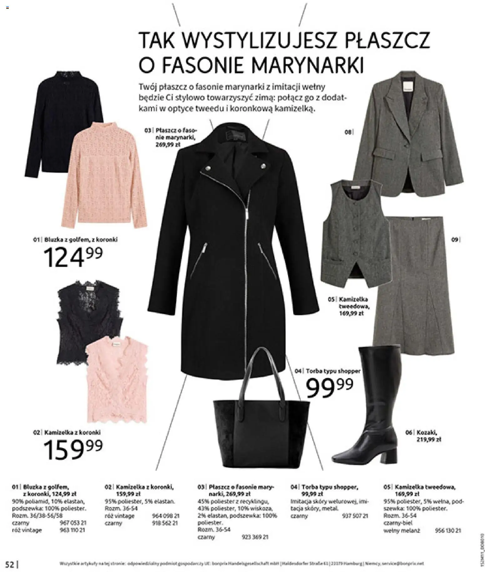 BonPrix Katalog - Na Listę Życzeń od 15.12.2025 | Strona: 54 | Produkty: Kamizelka, Płaszcz, Torba, Róż