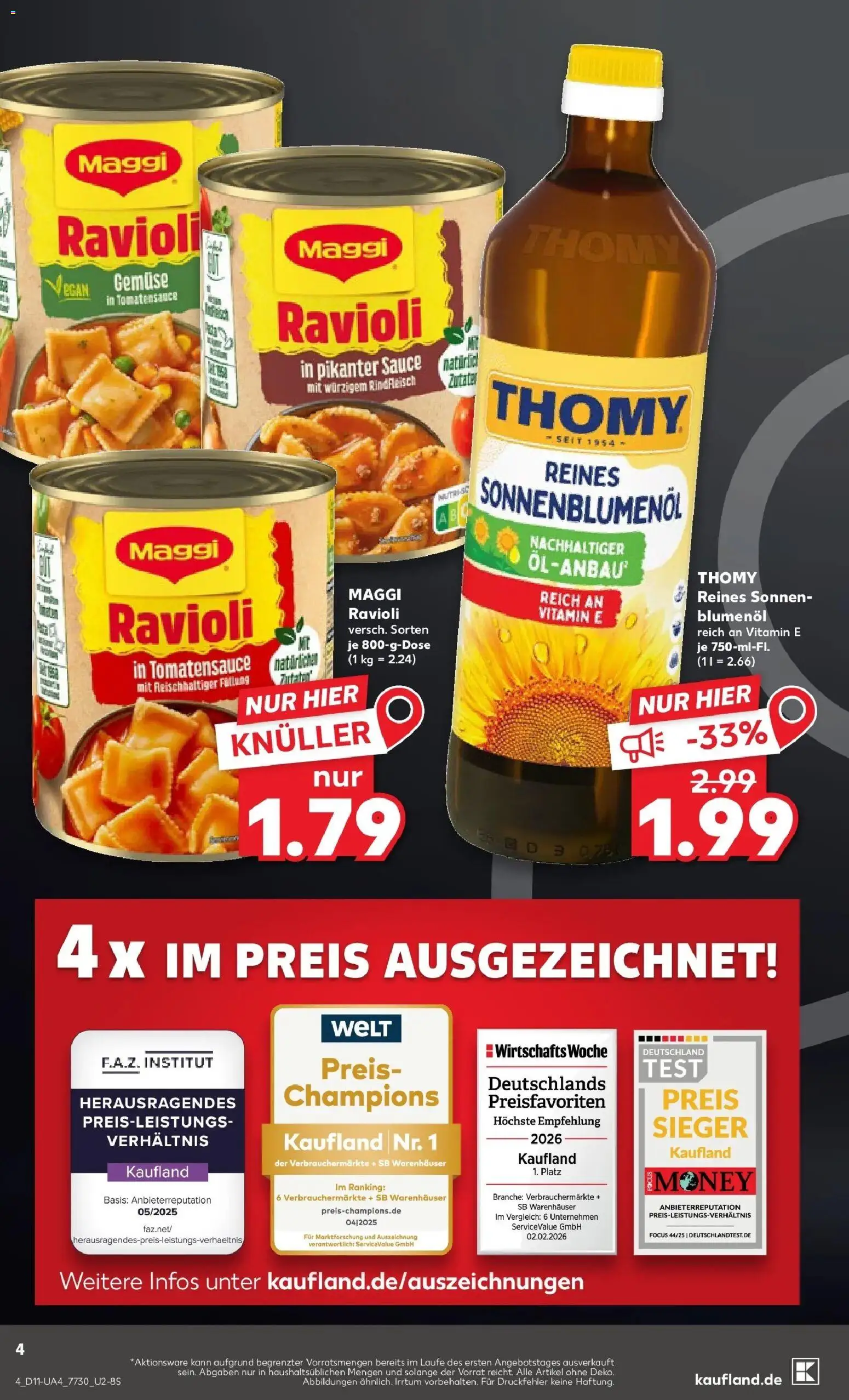 Kaufland Prospekt Bad Kissingen	 – gültig ab 09.03.2026 | Seite: 16 | Produkte: Maggi, Sonnenblumenol, Gemüse, Rindfleisch