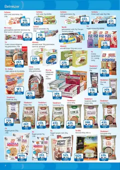 ÁRKLUB akciós újság - amely érvényes a következő dátumtól: 01.03.2026 | Oldal: 6 | Termékek: Protein bar, Gabonapehely, Mandula, Nesquik