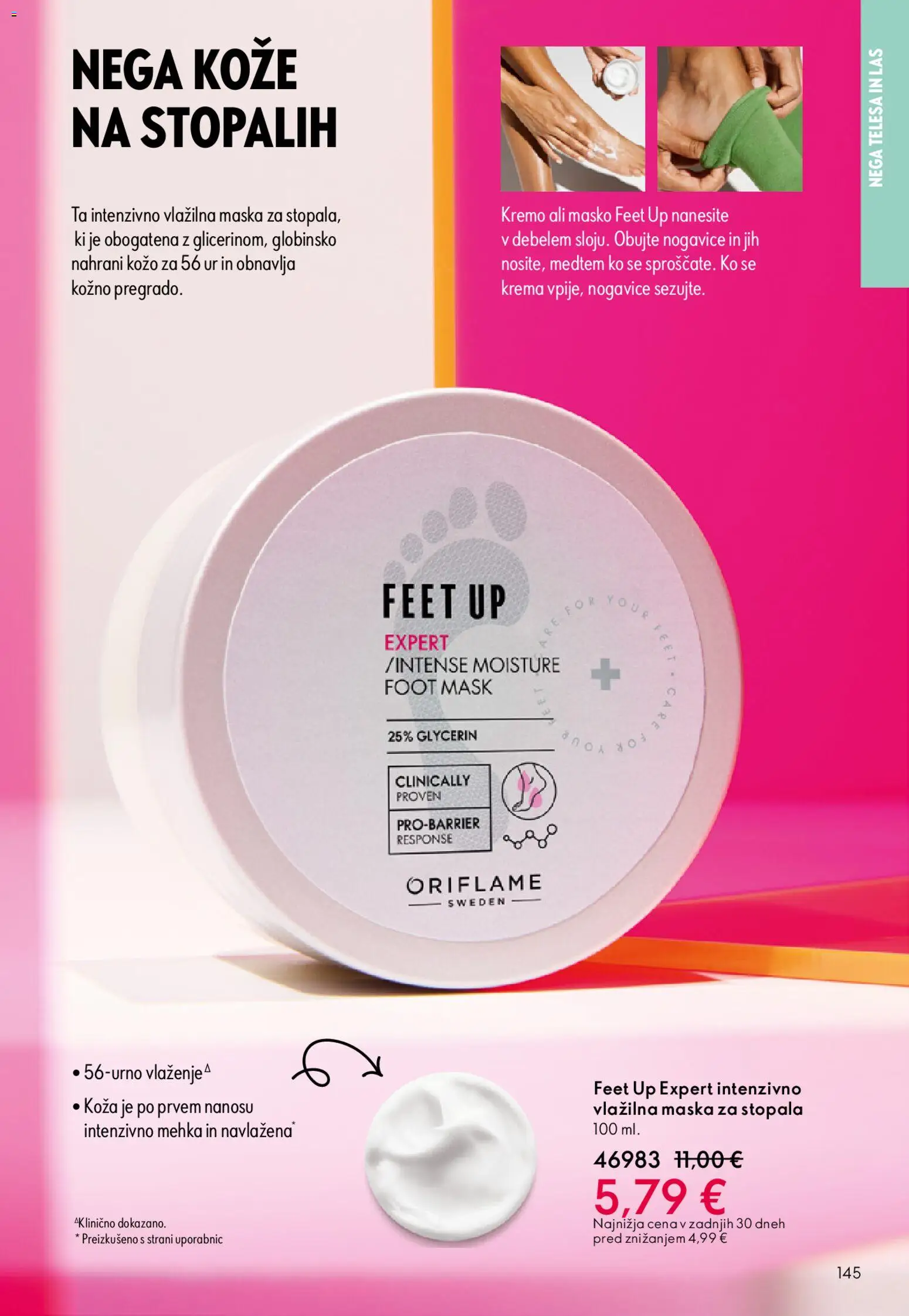 Novi Oriflame katalog ponudbe – veljaven od 31.12.2025 | Stran: 145 | Izdelki: Krema, Maska, Nogavice