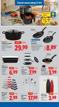 Silvercrest Mini-pan, Geschikt voor alle soorten kookplaten (behalve inductie) - Voorbeeld van een folder van Lidl, geldig van 09.02.2026 | Pagina: 29 | Producten: Pot, Pan