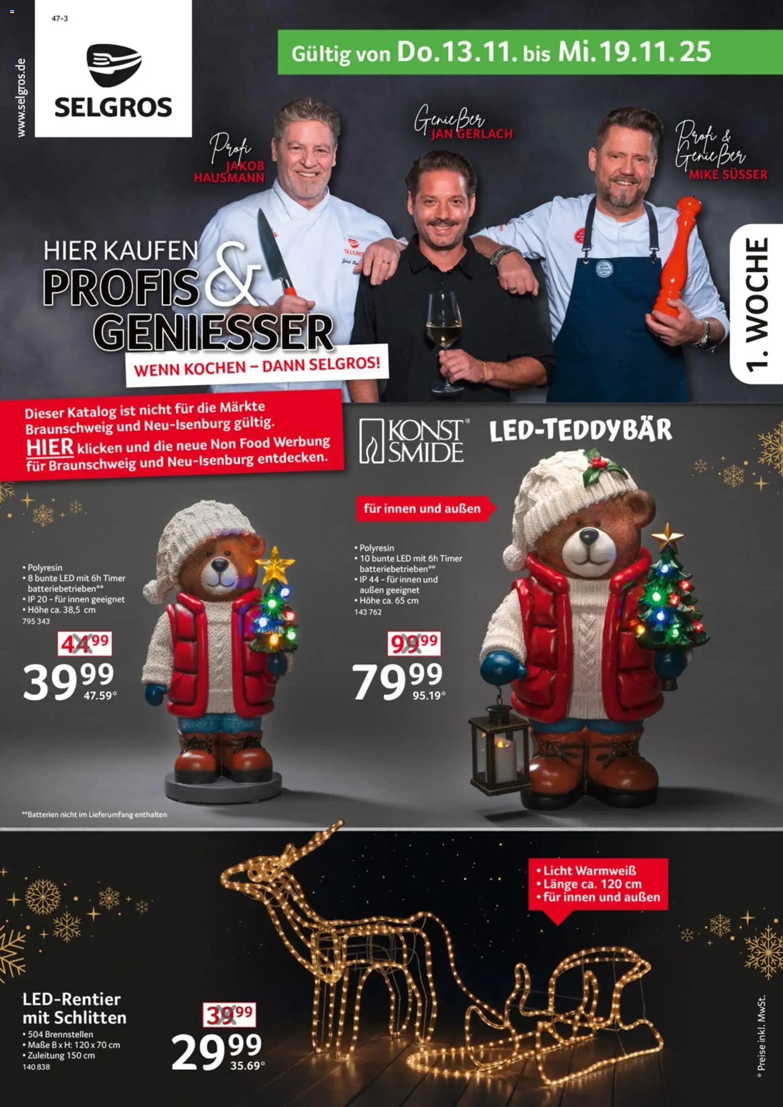 Selgros  Non Food – gültig ab 13.11.2025 | Seite: 1 | Produkte: Batterien
