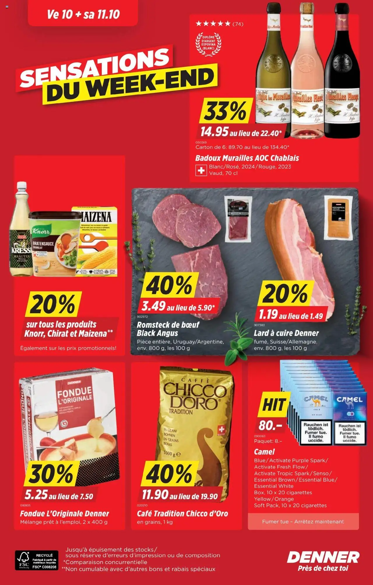 Denner Aktionen FR – gültig ab 07.10.2025 | Seite: 24 | Produkte: Rouge, Fondue