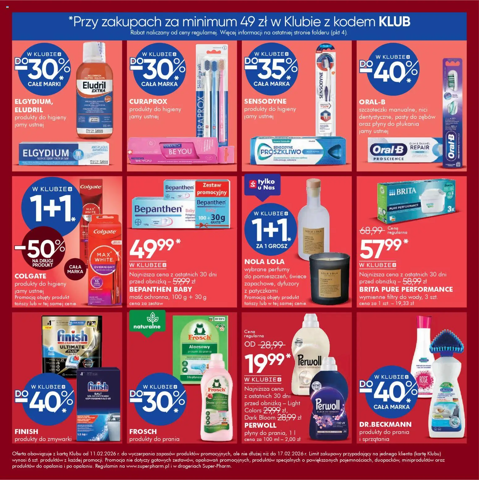 Super-pharm Gazetka od 11.02.2026 | Strona: 10 | Produkty: Curaprox, Perfumy, Świece, Detergent