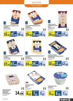 Vista previa Makro - Lácteos Cataluña válido desde el 06.10.2025 | Página: 23 | Productos: Queso, Bolsa, Bandeja, Cuna