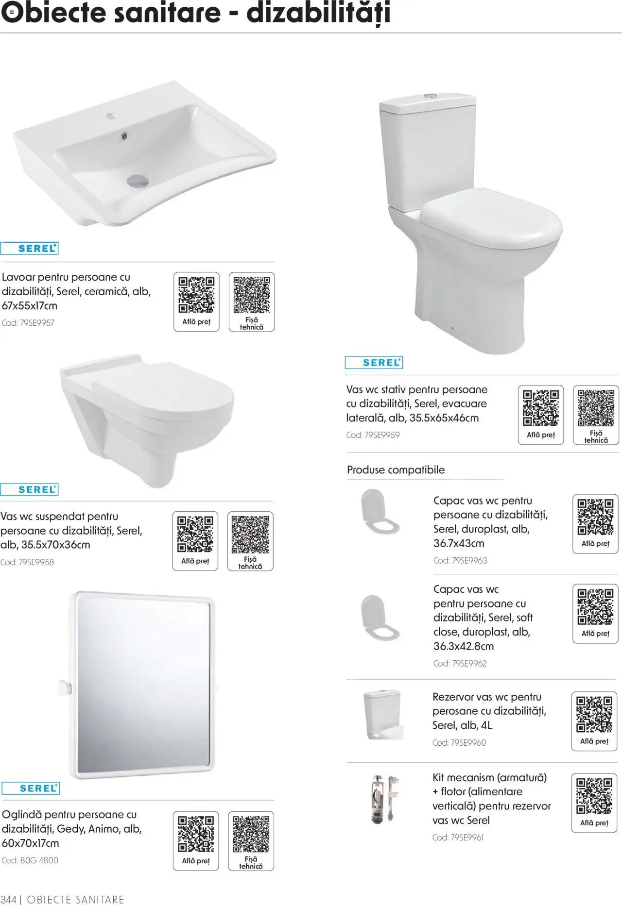 Catalog Romstal – valabil de la 25.11.2024 | Pagină: 344 | Produse: Lavoar, Oglindă