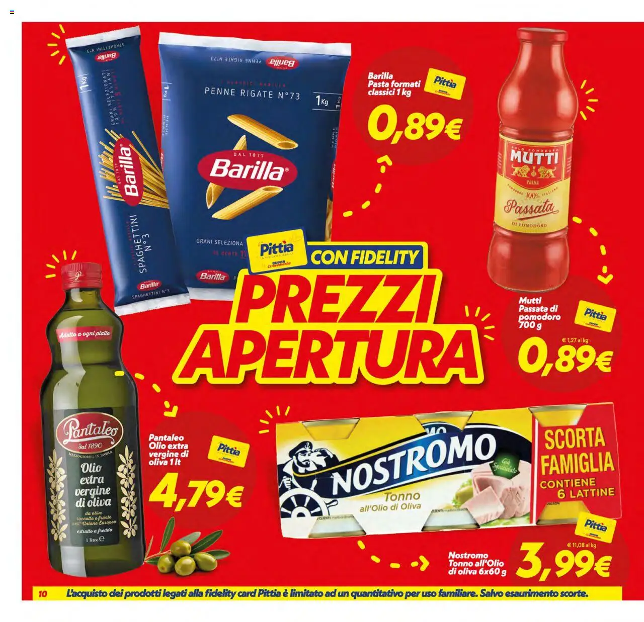 Volantino SuperConveniente del 17.10.2025 | Pagina: 10 | Prodotti: Pomodoro, Pasta, Piatto, Penne