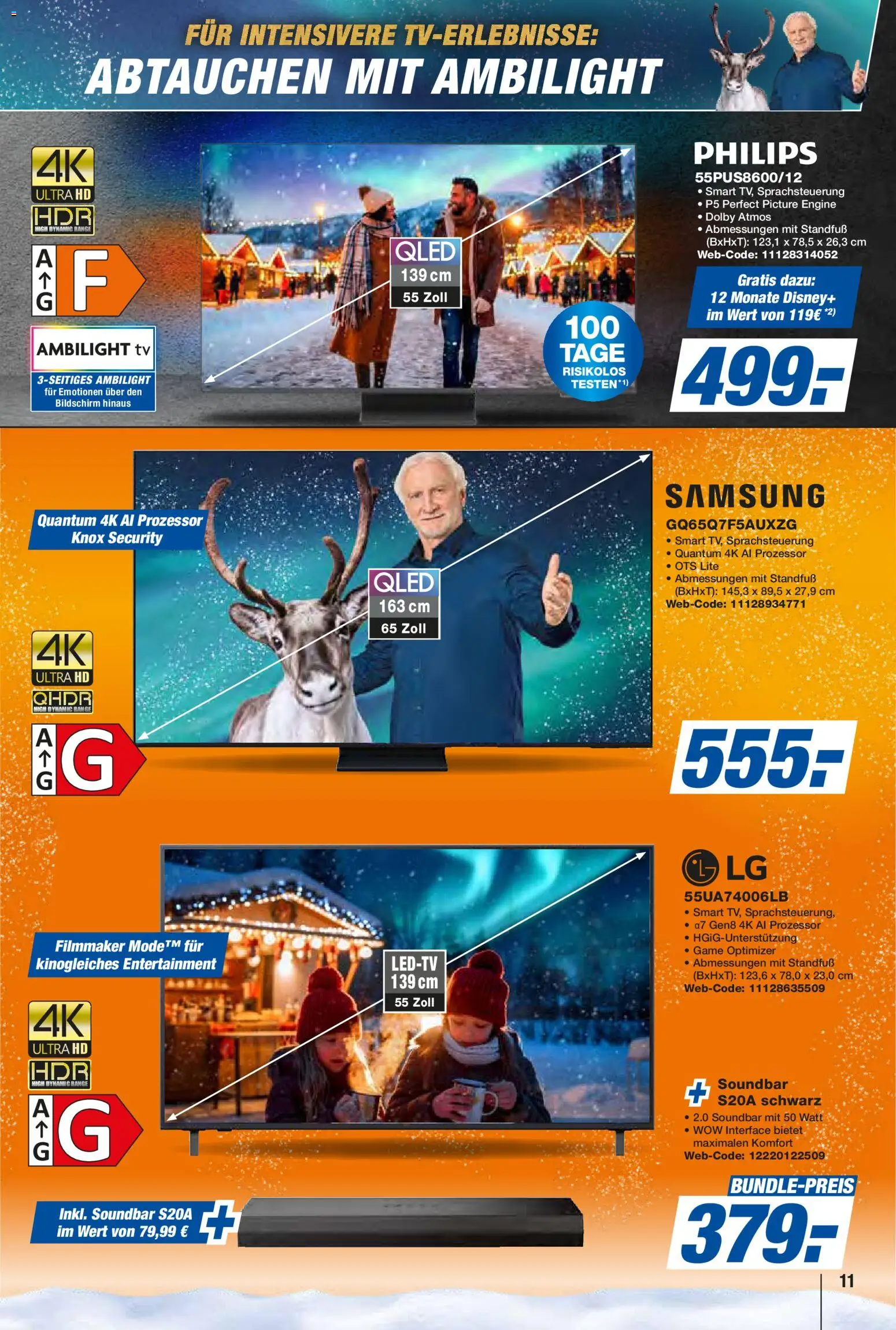 Expert Prospekt 	 – gültig ab 17.12.2025 | Seite: 11 | Produkte: Philips, Samsung, Bildschirm, TV