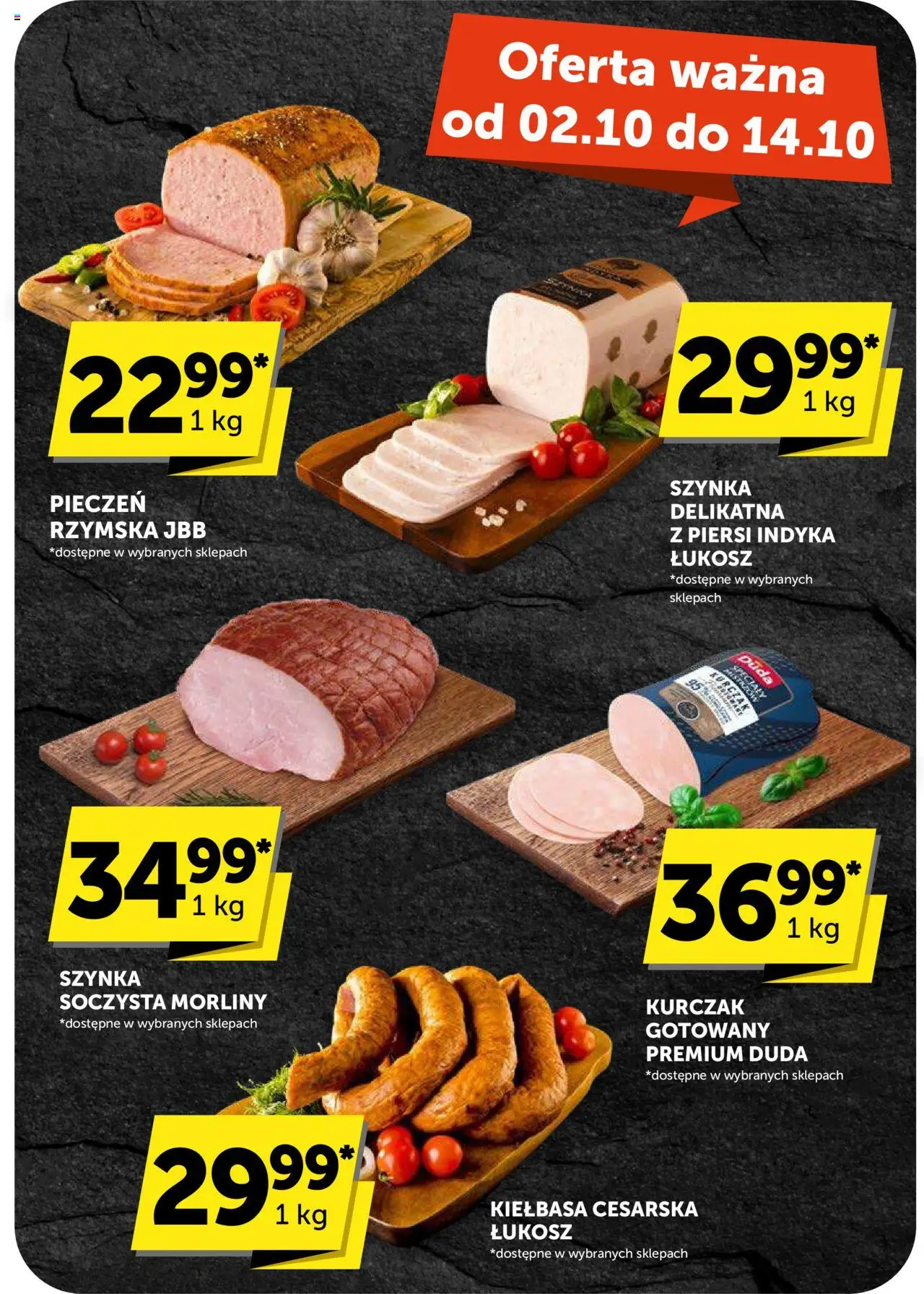 Euro Sklep Gazetka od 02.10.2025 | Strona: 34 | Produkty: Kiełbasa, Kurczak, Piersi, Szynka