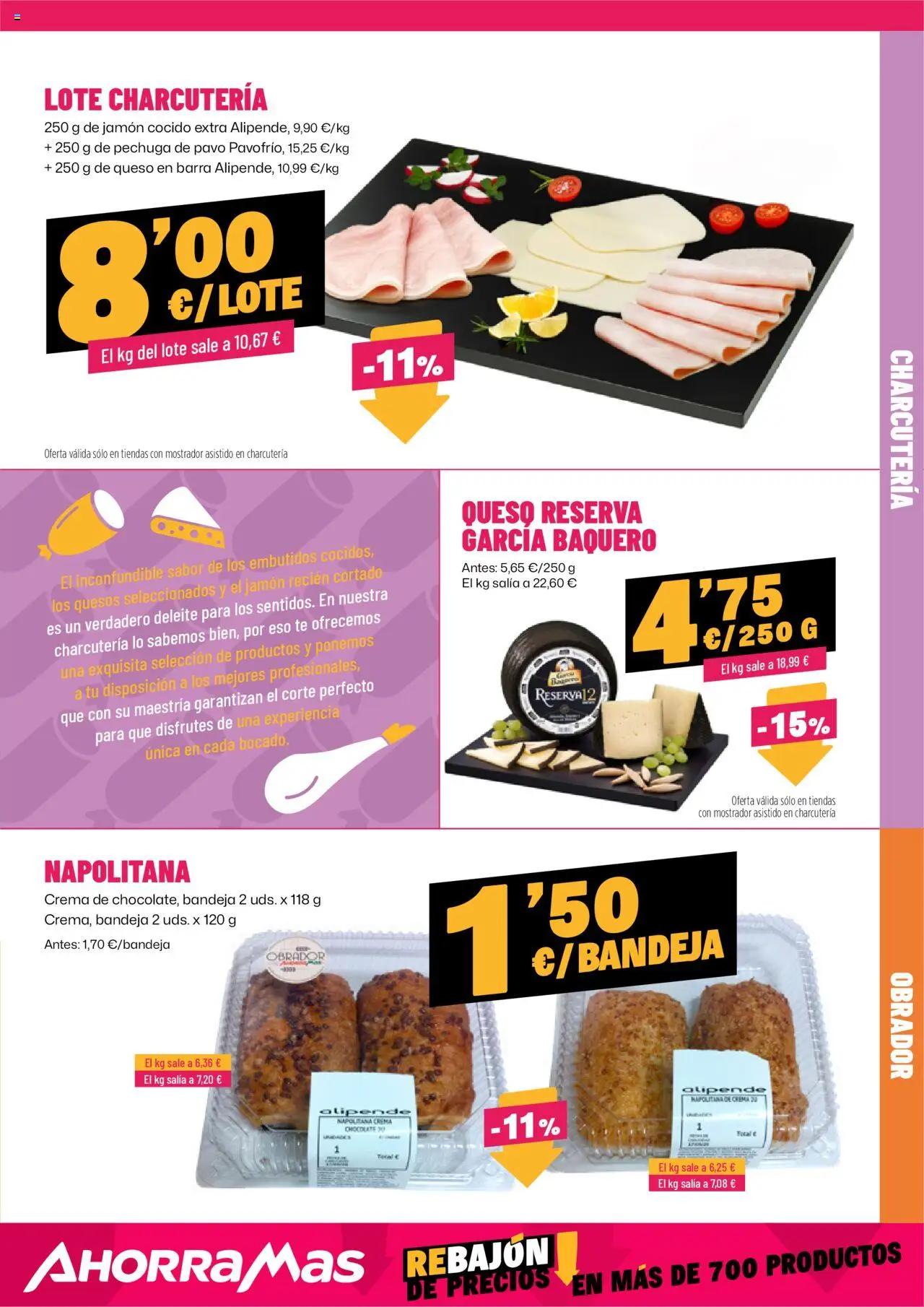 AhorraMas folleto │ válido desde el 18.09.2025 | Página: 7 | Productos: Chocolate, Jamón, Crema, Bandeja