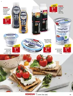Konzum katalog | vrijedi od 27.08.2025 | Stranica: 19 | Proizvodi: Mast, Sir, Namaz