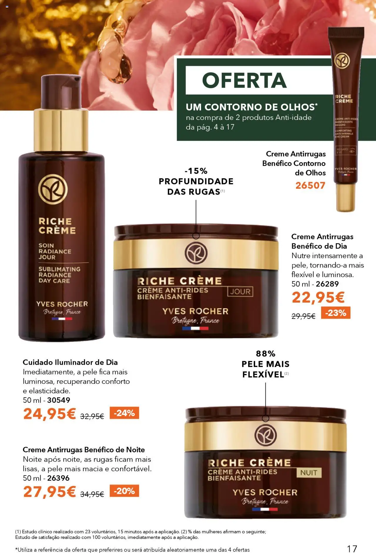 Yves Rocher catálogo 12 │ válido de 24.09.2025 | Página: 17 | Produtos: Iluminador, Creme