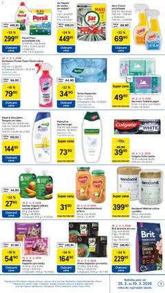 Náhled letáku Whiskas Kapsičky pro kočky, 4x 85 g, více druhů (100 g = 19,97 Kč) s Clubcard: (100 g = 16,15 Kč) od 25.02.2026 | Strana: 9 | Produkty: Sprchový gel, Granule, Kapsle, Kapsičky pro kočky