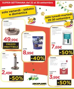 Anteprima del volantino Volantino Arcaplanet	 valido a partire dal 01.10.2025 | Pagina: 3 | Prodotti: Manzo, Tiragraffi, Crocchette, Crocchette cane