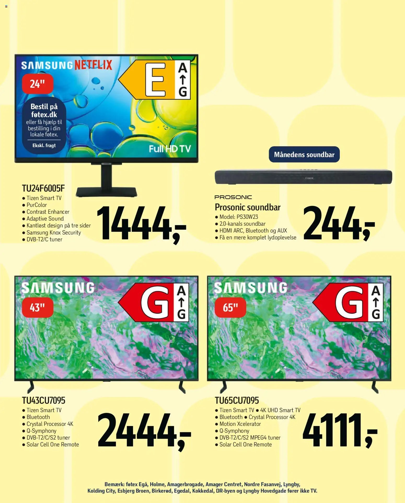 Føtex tilbudsavis – gyldig fra 16.01.2026 | Side: 58 | Produkter: Processor, Soundbar, Smart TV, TV