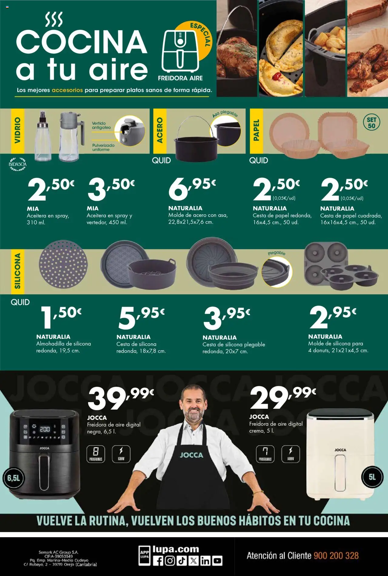 Lupa Supermercados folleto │ válido desde el 18.09.2025 | Página: 20 | Productos: Cocina, Freidora, Cesta