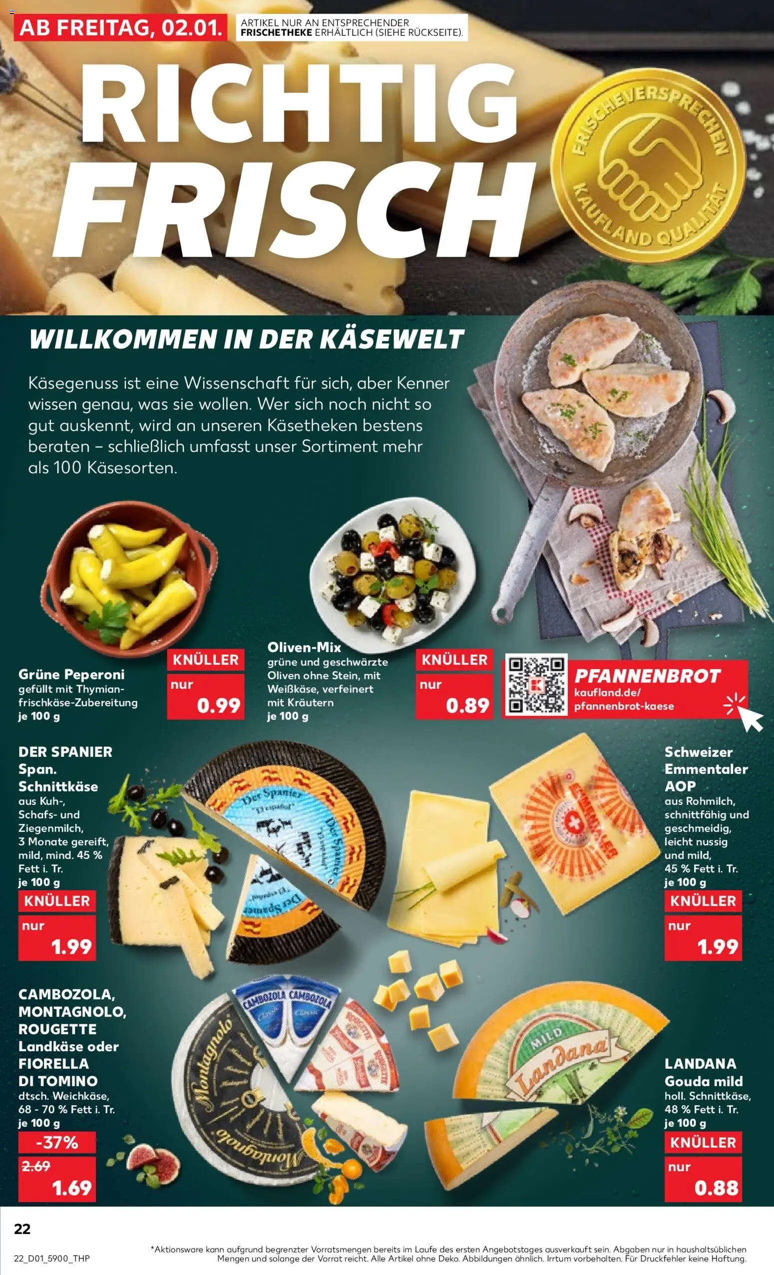 Kaufland prospekt Berlin	 – gültig ab 04.01.2026 | Seite: 28 | Produkte: Gouda