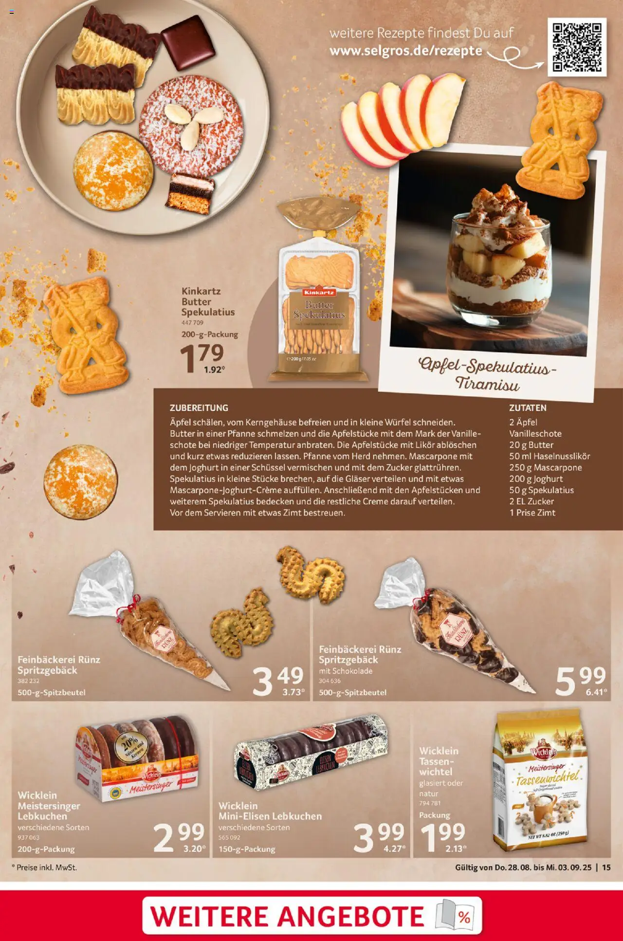 Selgros Prospekt 	 - gültig ab dem 28.08.2025 | Seite: 15 | Produkte: Herd, Butter, Mascarpone, Likör