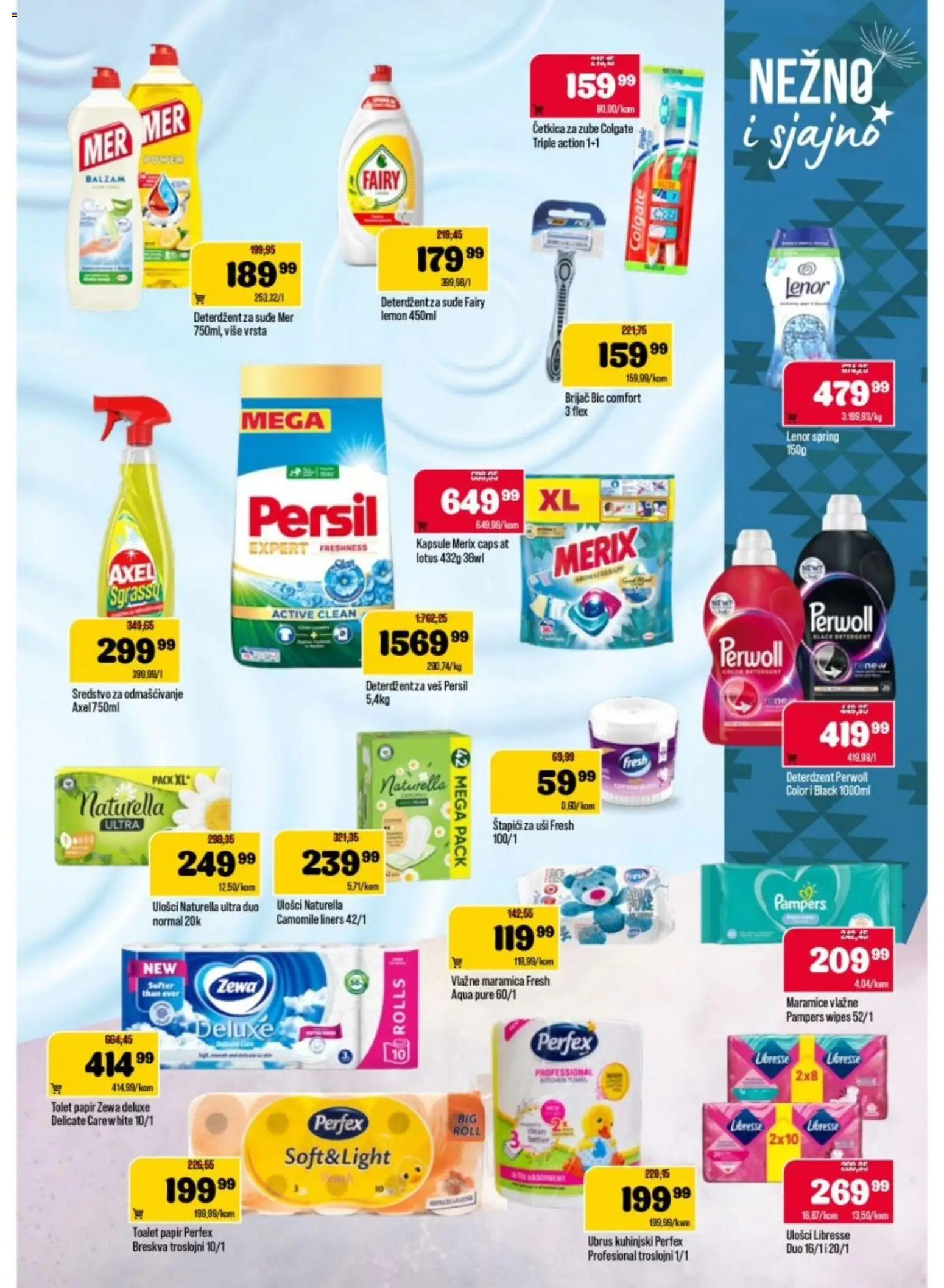 Podunavlje katalog - važi od 11.03.2026 | Strana: 11 | Proizvode: Deterdžent, Pampers, Toalet papir, Četkica za zube