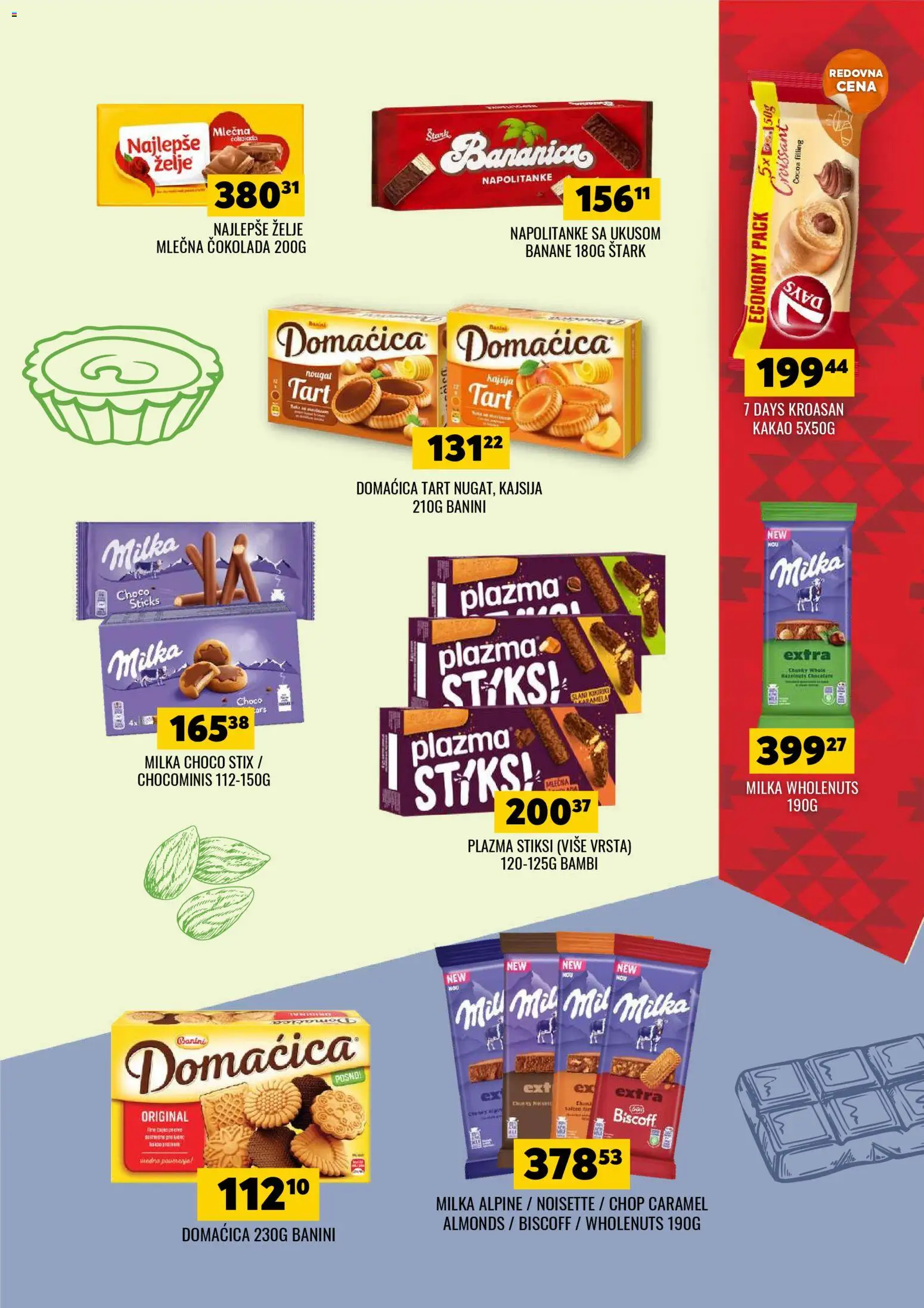 Tekijanka katalog - važi od 14.01.2026 | Strana: 11 | Proizvode: Milka, Kajsija, Domaćica, Napolitanke