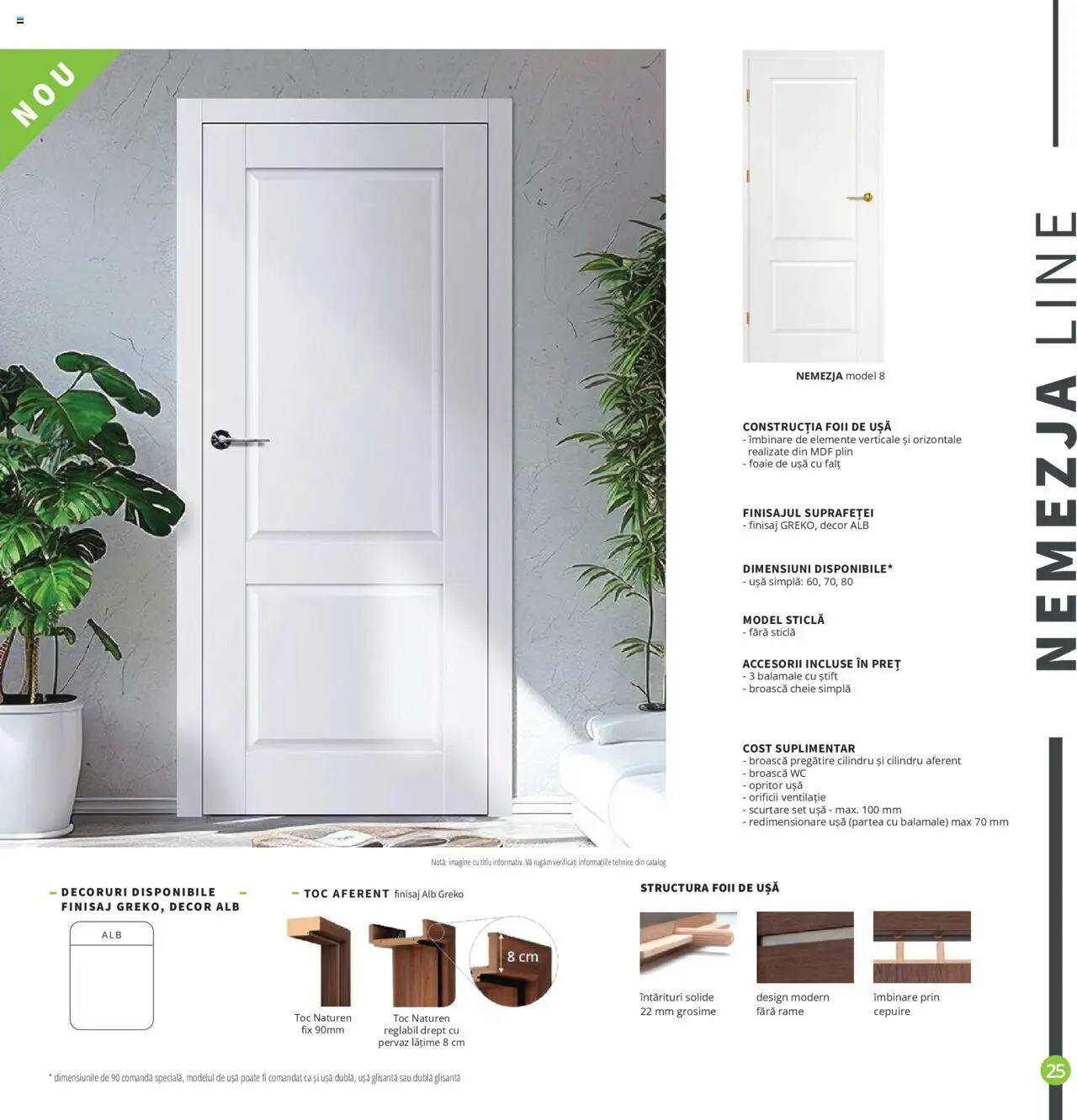 Noul catalog Proges – valabil de la 01.08.2025 | Pagină: 25 | Produse: Ușă