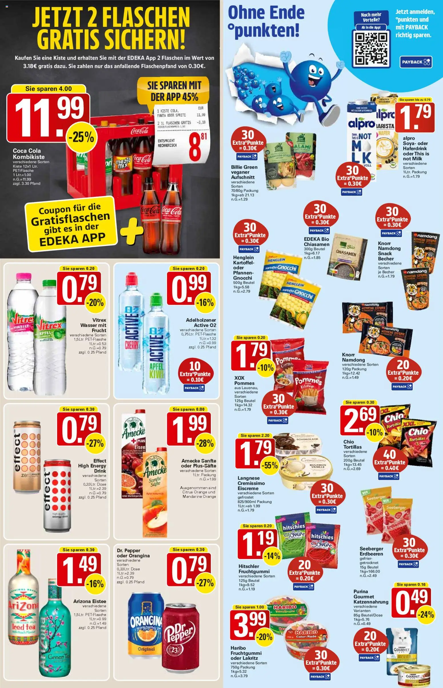 WEZ Prospekt – gültig ab 17.11.2025 | Seite: 13 | Produkte: Fanta, Adelholzener, Eiscreme, Erdbeeren