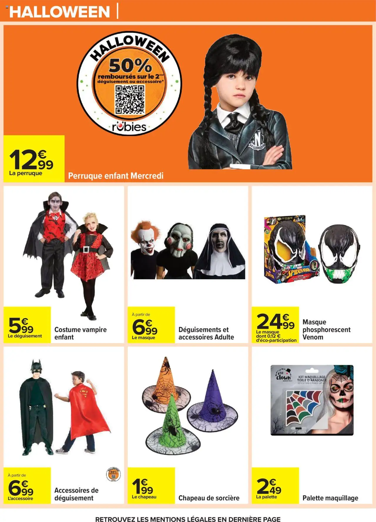 {H1} | Page: 55 | Produits: Maquillage, Masque, Costume, La perruque