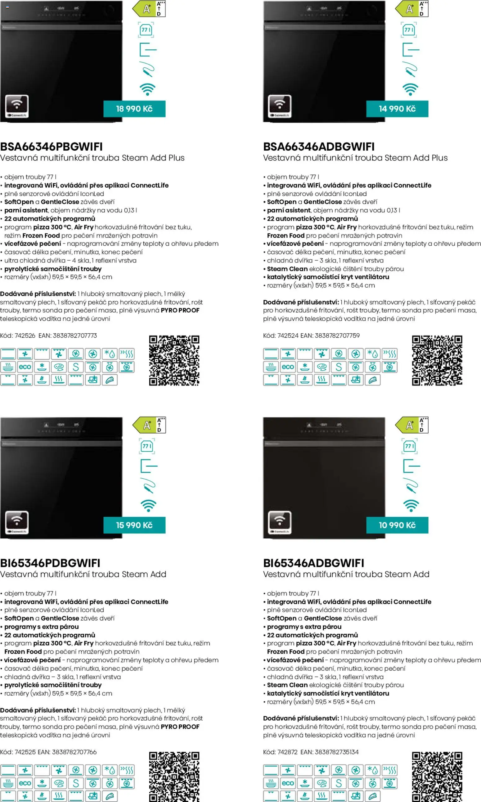 Möbelix leták - Hisense od 01.09.2025 | Strana: 5 | Produkty: Závěs, Trouba, Rošt, Časovač