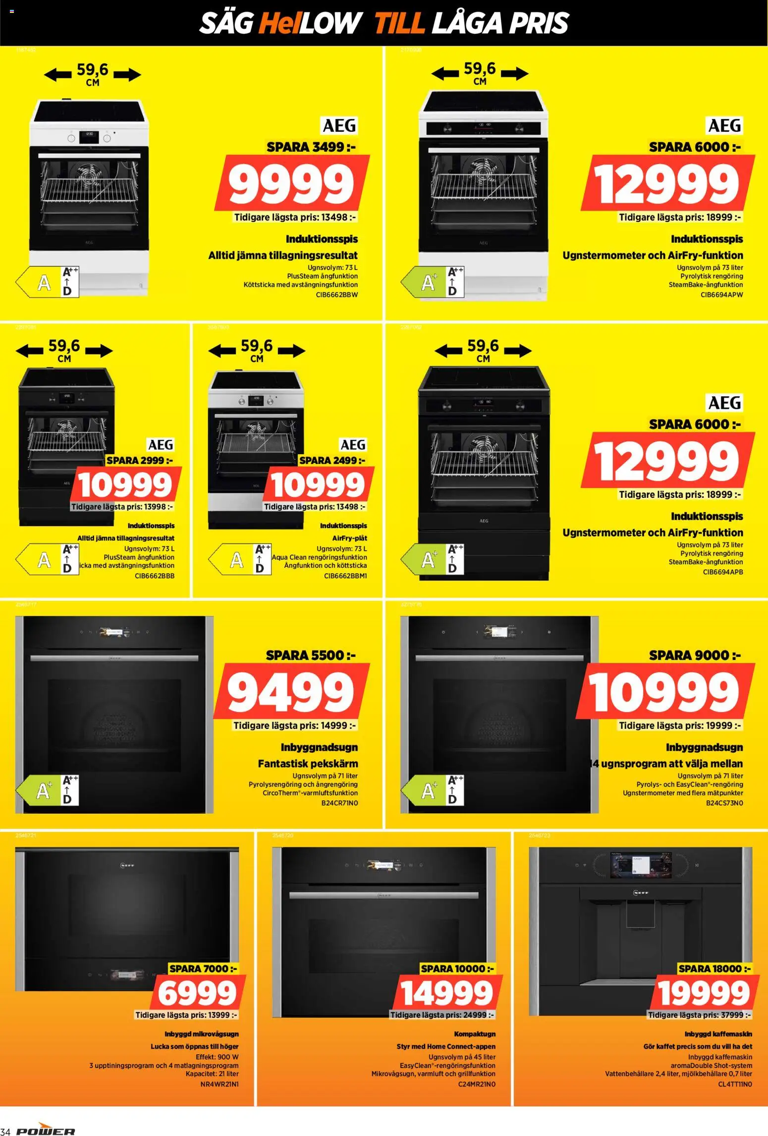 Power reklamblad aktuell från 12.01.2026 | Sida: 34 | Produkter: Såg, Mikrovågsugn