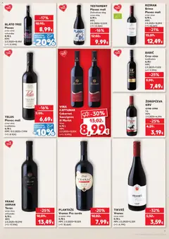 VINA CATTUNAR Cabernet Sauvignon ili Merlot, Vino 0,75 L - Pregled kataloga iz trgovine Kaufland, vrijedi od 05.11.2025 | Stranica: 7