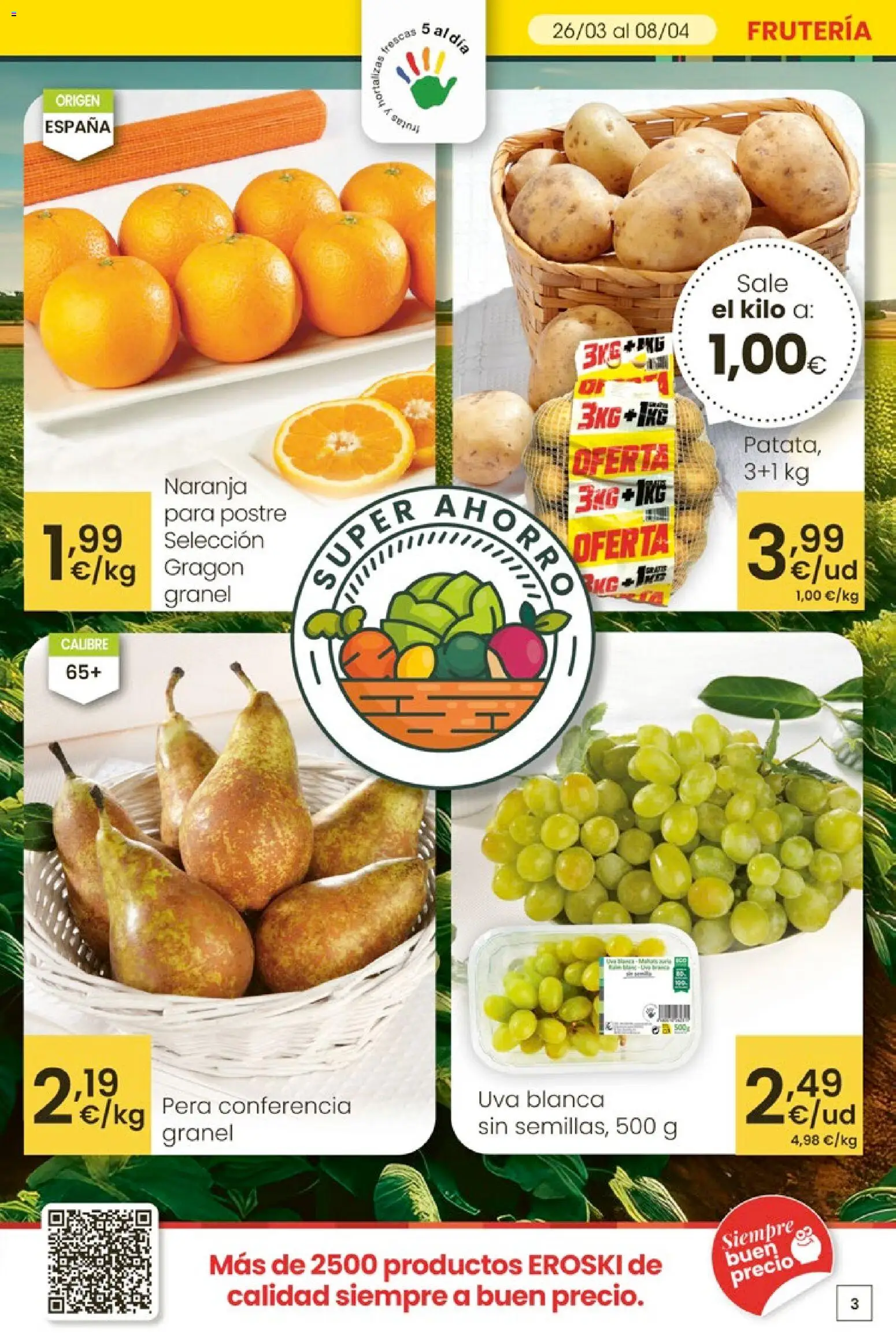 Eroski Quieres ahorrar conmigo │ válido desde el 26.03.2026 | Página: 3
