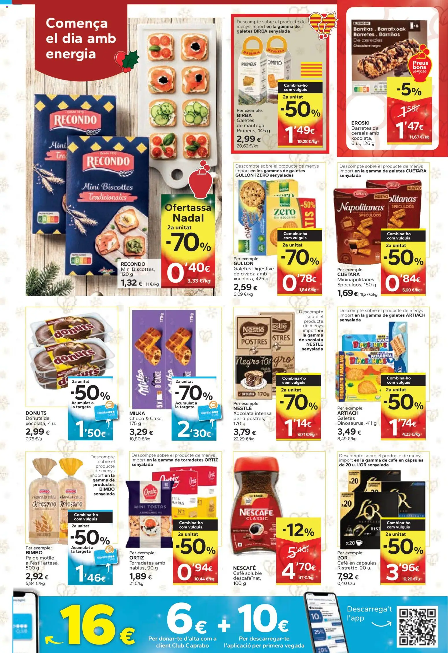 Caprabo Black Friday │ válido desde el 27.11.2025 | Página: 17 | Productos: Café, Μηχανή καφέ, Donuts