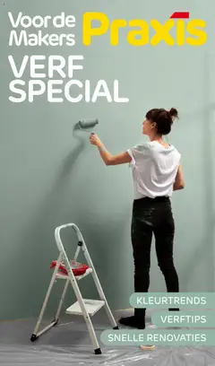 Praxis - Verf special - Voorbeeld van een folder van Praxis, geldig van 03.10.2024