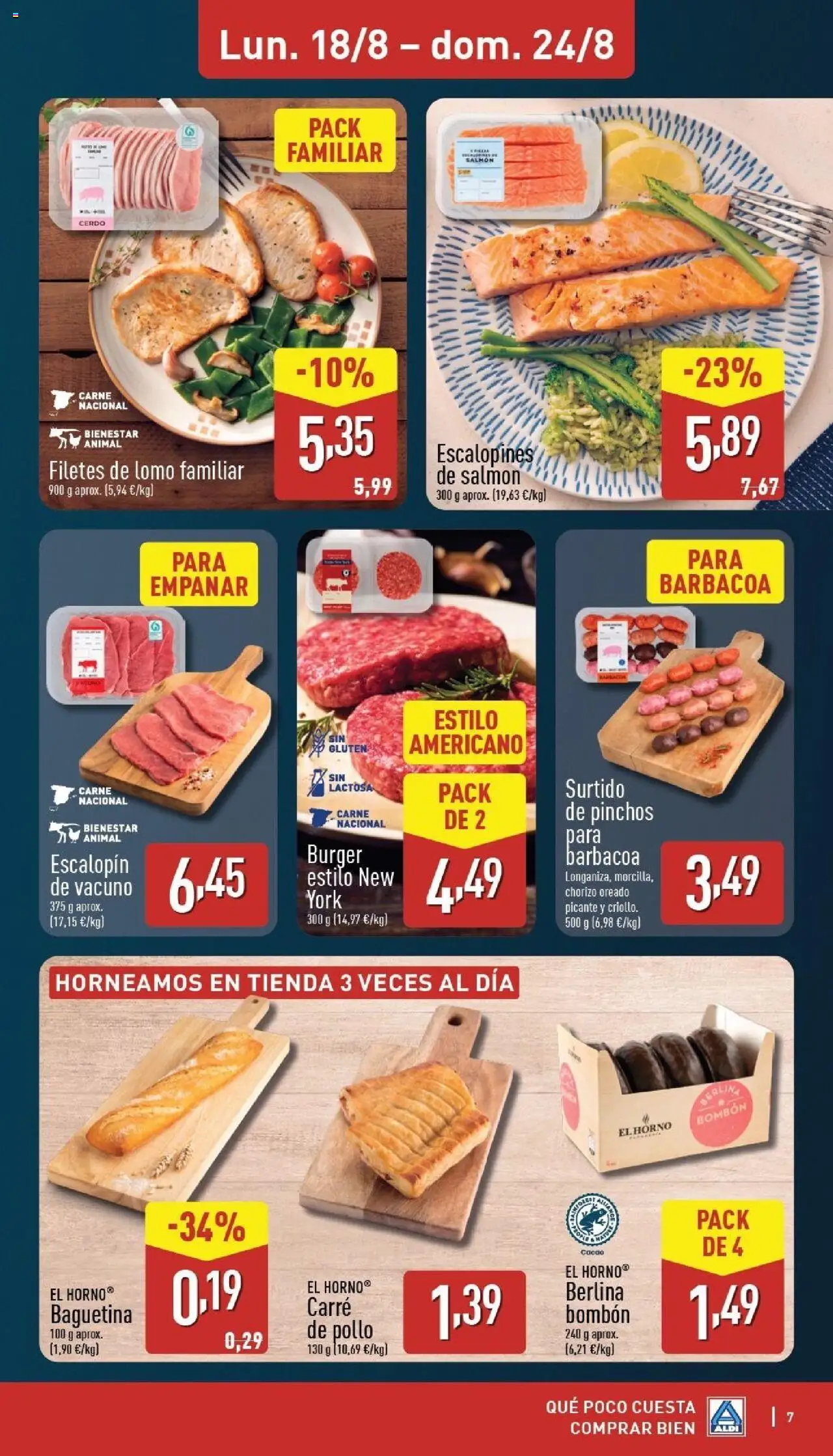 Aldi folleto Península │ válido desde el 18.08.2025 | Página: 7 | Productos: El horno, Barbacoa, Horno, Φρυγανιές σικάλεως