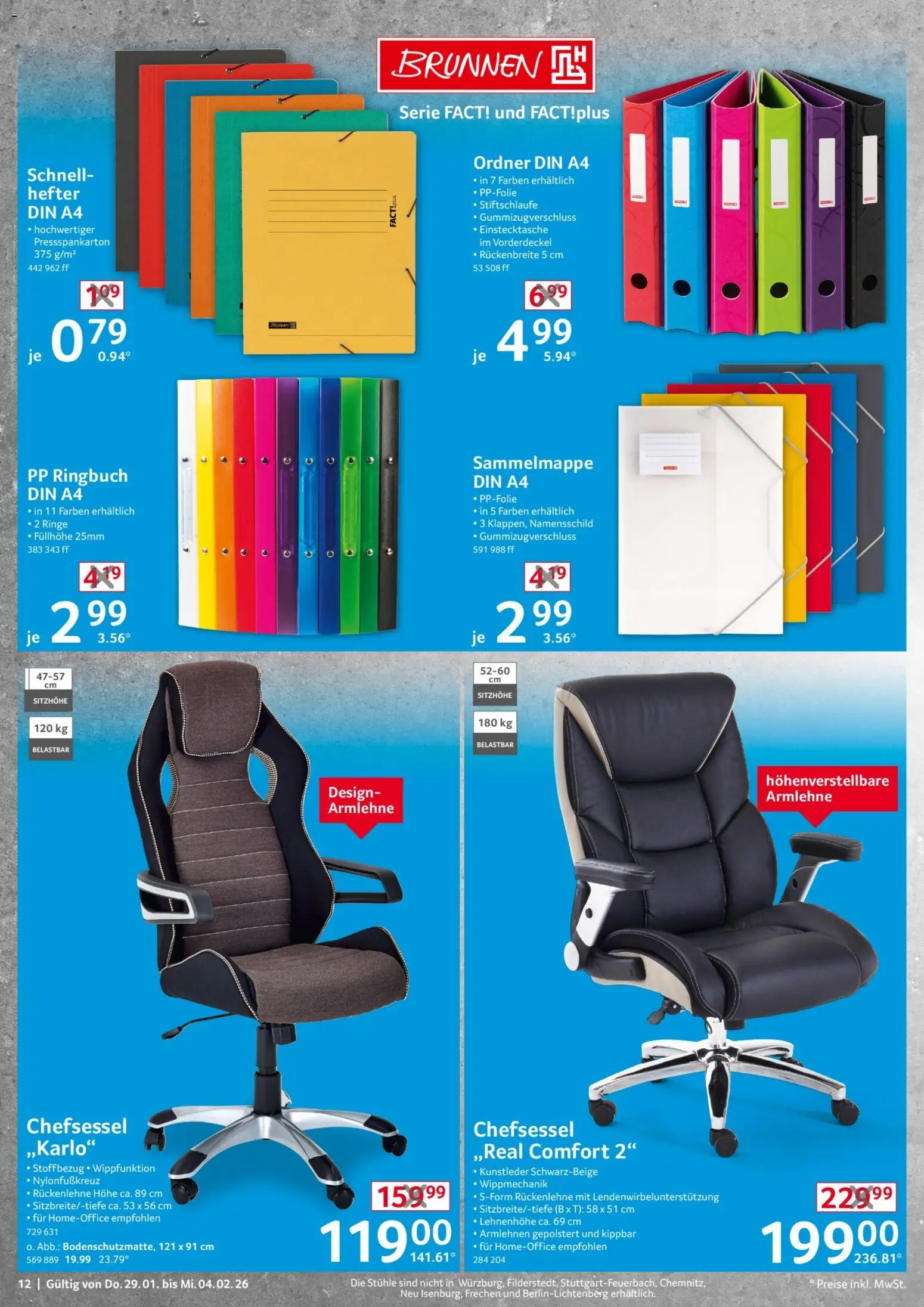 Selgros  Non Food – gültig ab 29.01.2026 | Seite: 12 | Produkte: Chefsessel