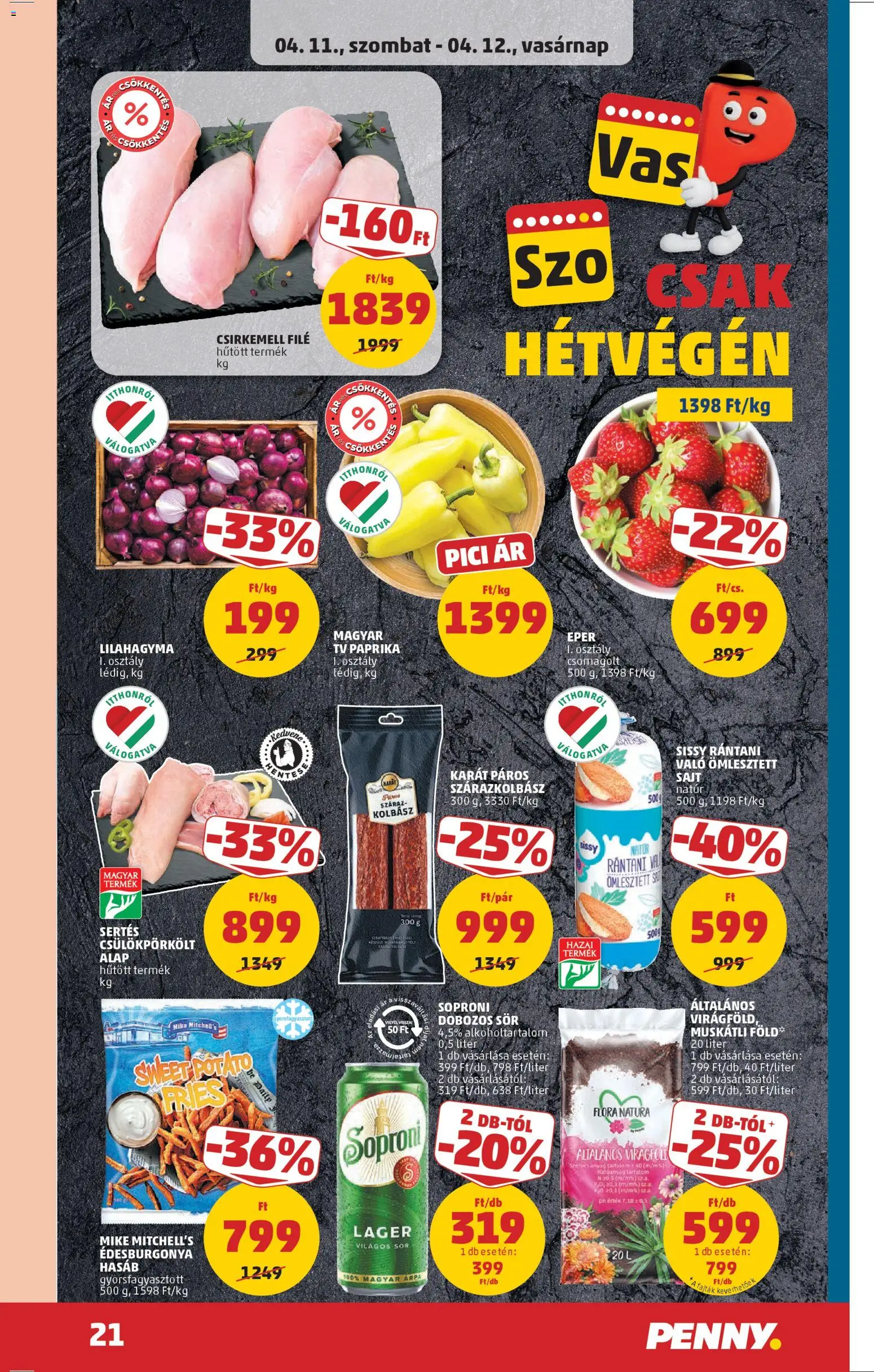 PENNY akciós ujság - amely érvényes a következő dátumtól: 09.04.2026 | Oldal: 25 | Termékek: TV, Margarin, Dobozos sör, Sör