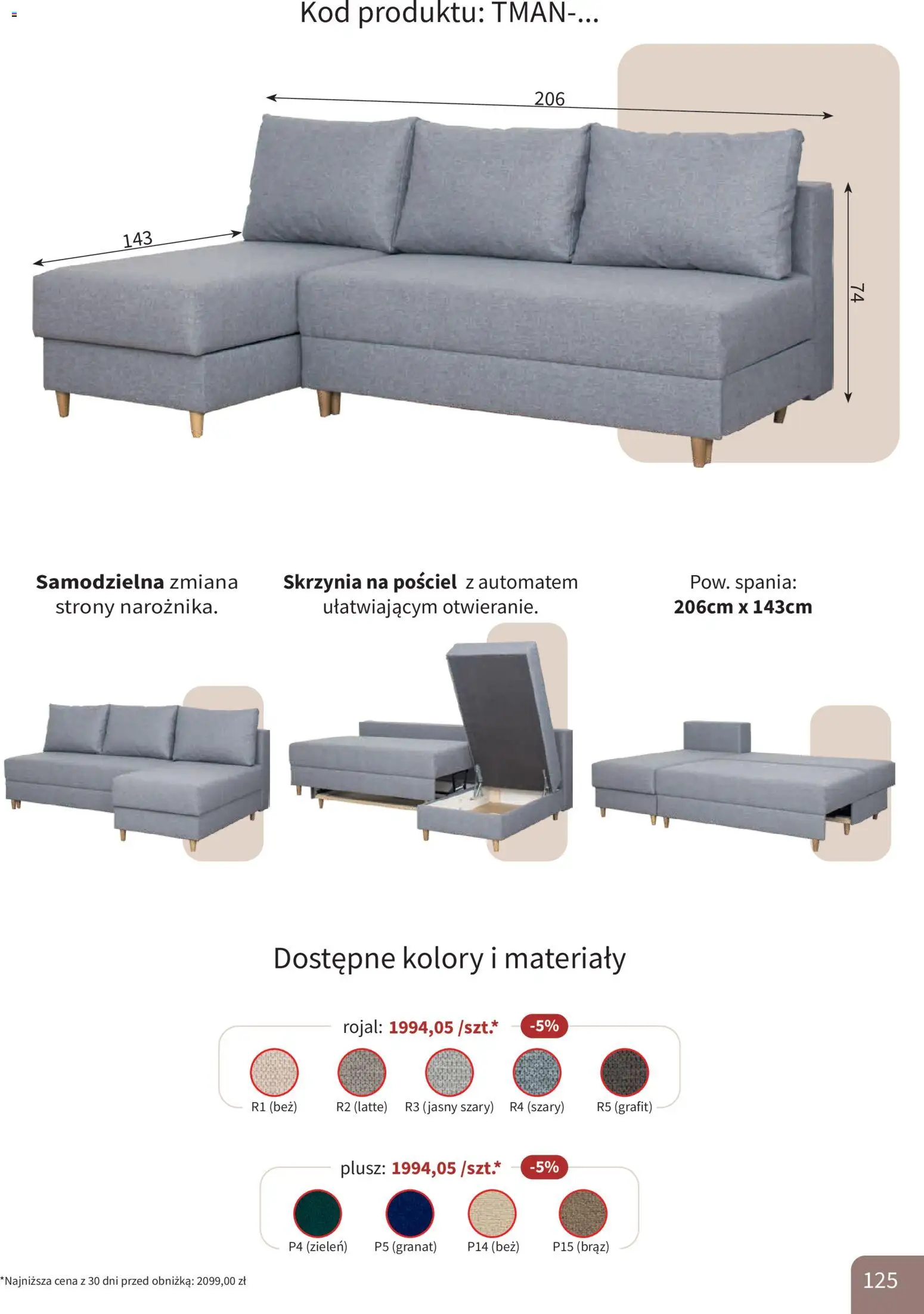 Bodzio Katalog od 01.01.2026 | Strona: 125 | Produkty: Pościel