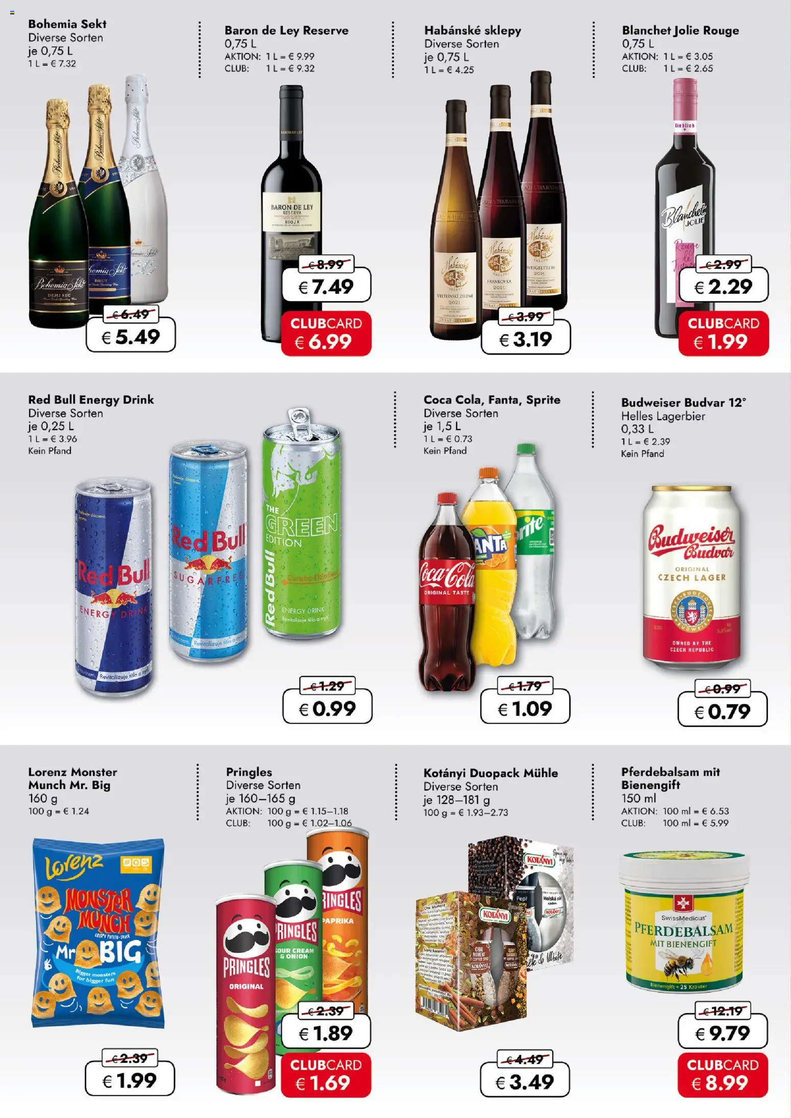 Travel Free  Aktionsangebote – gültig ab 06.02.2026 | Seite: 4 | Produkte: Energy, Rouge, Budweiser, Pringles