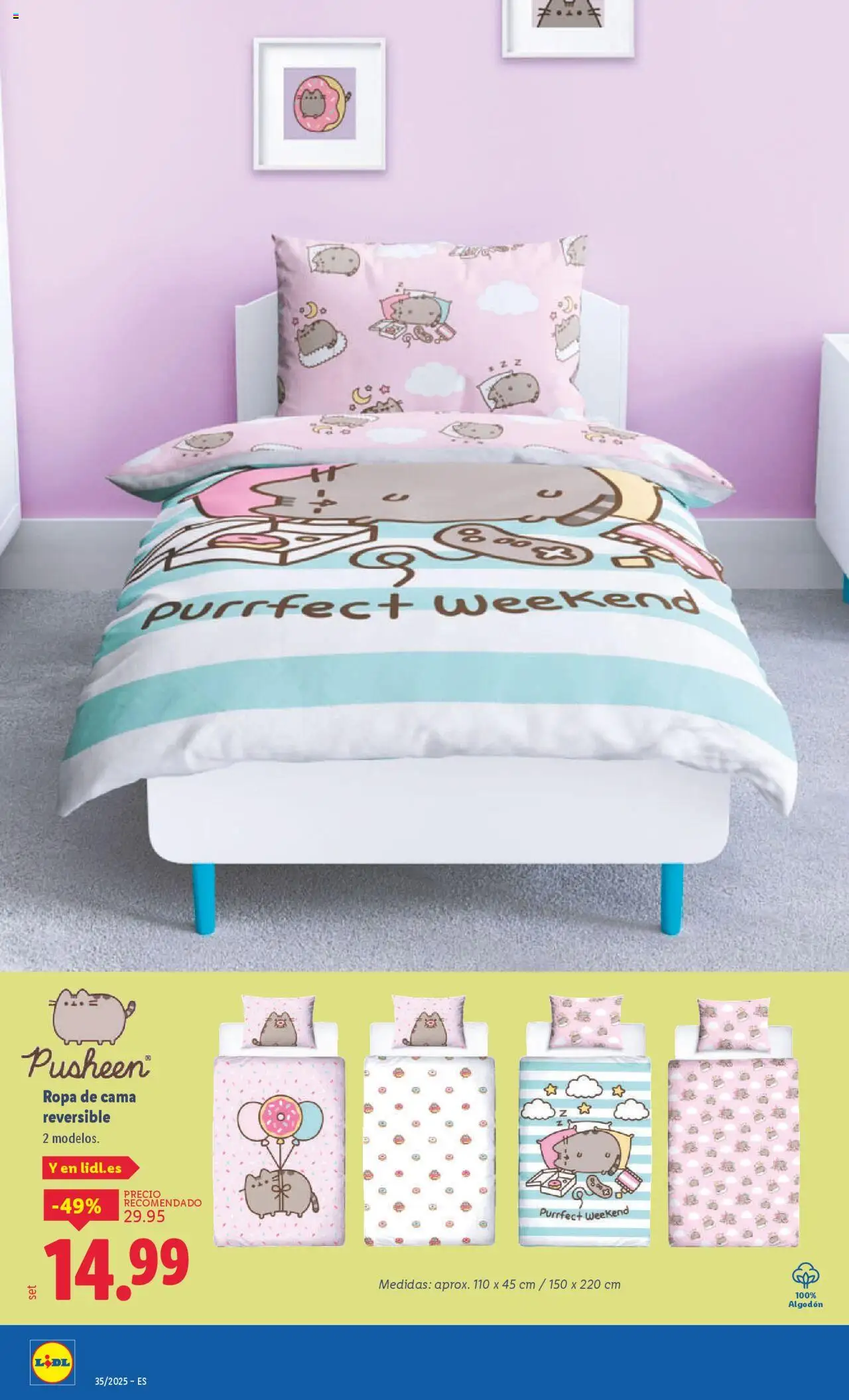 Lidl catálogo de bazar VAL │ válido desde el 25.08.2025 | Página: 18 | Productos: Ropa, Κασέρι, Cama