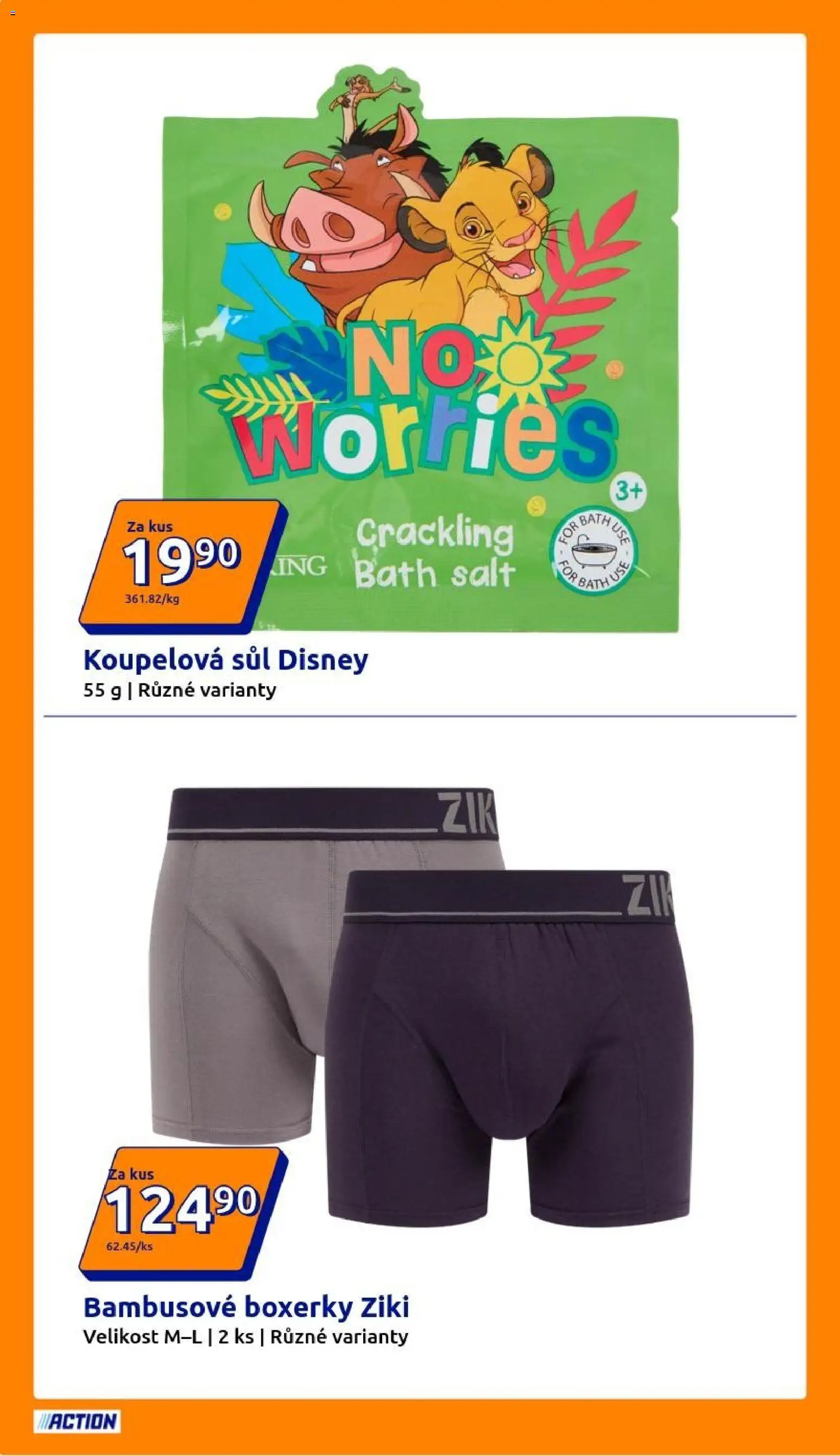 Action leták od 01.04.2026 | Strana: 18 | Produkty: Boxerky