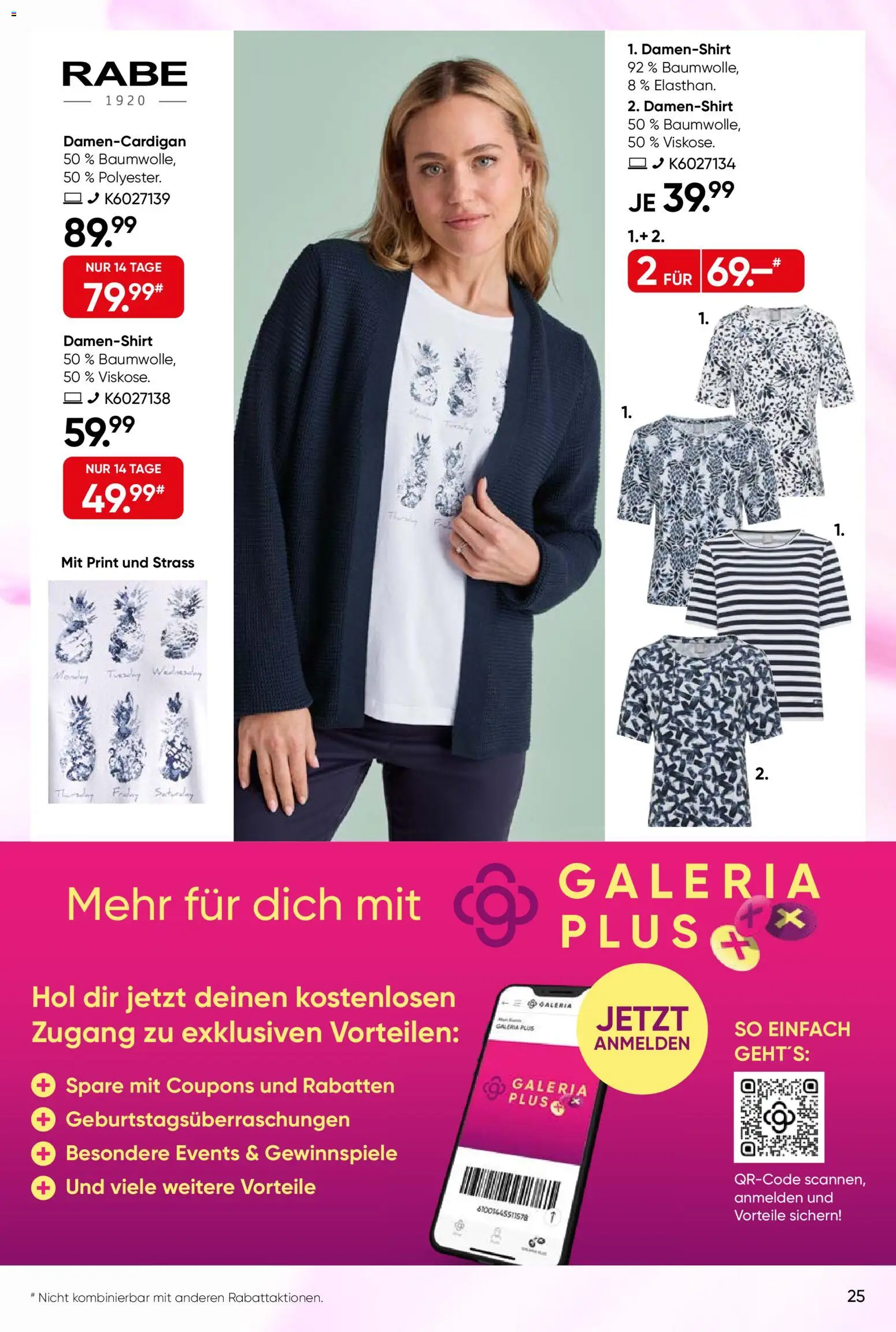 Galeria Karstadt Kaufhof Prospekt 	 – gültig ab 30.03.2026 | Seite: 25