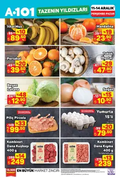 11.12.2025 tarihinden itibaren geçerli olan A101 kataloğu önizlemesi