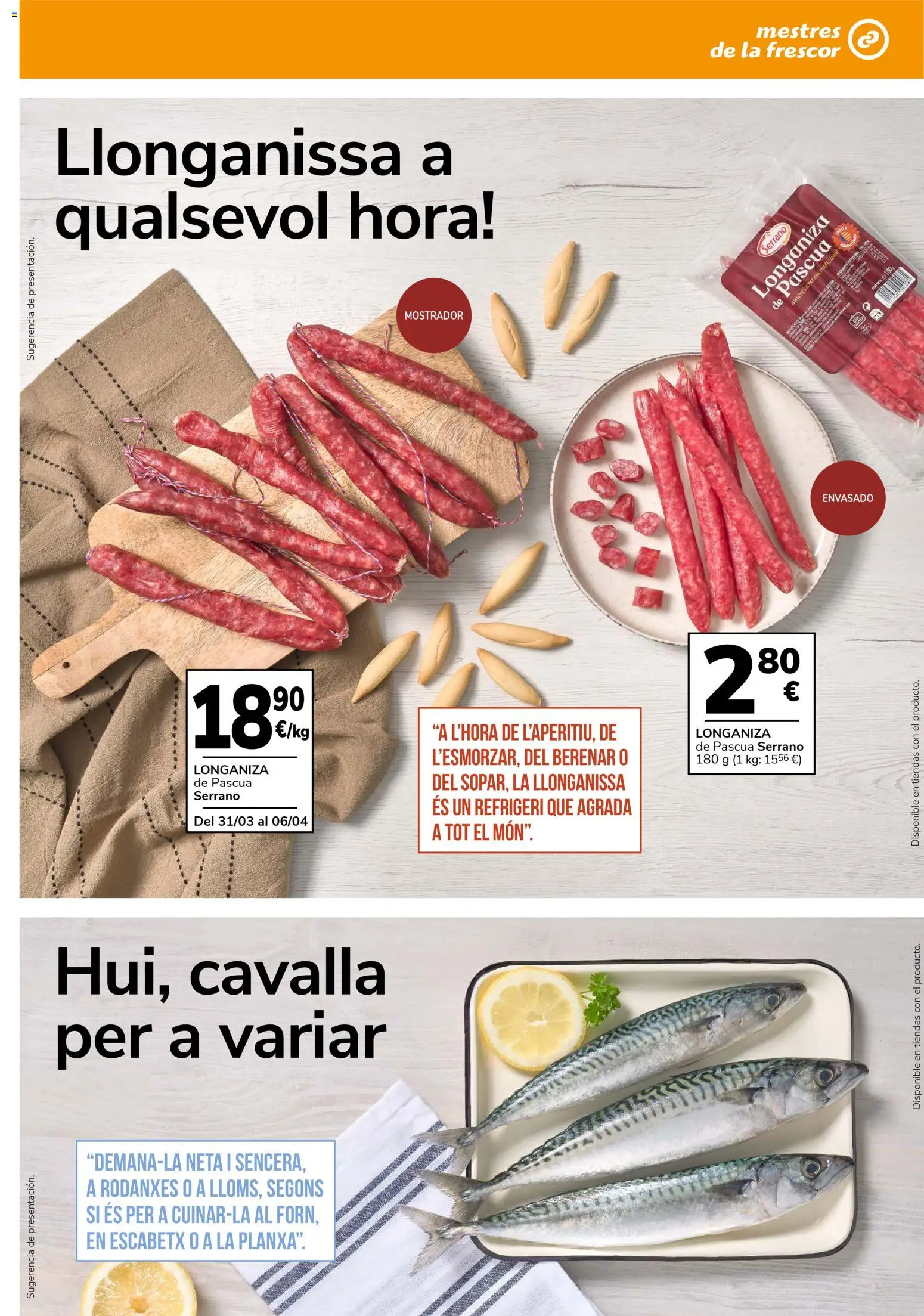 Consum folleto │ válido desde el 26.03.2026 | Página: 17 | Productos: Longaniza